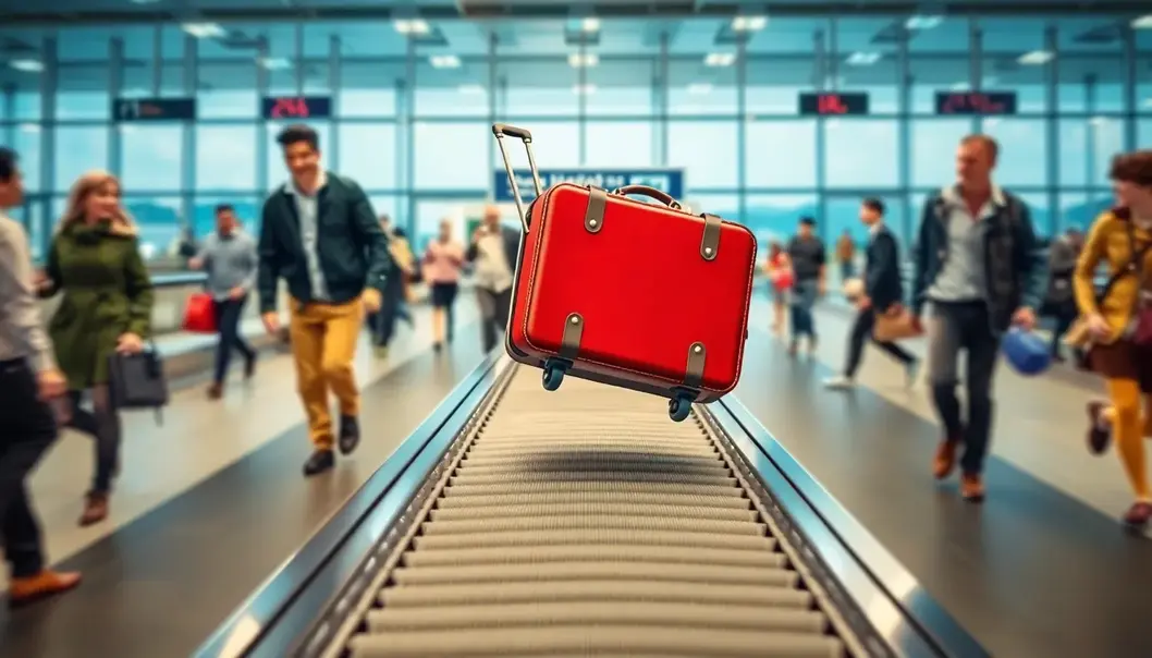 A traveler hilariously trying to communicate in a foreign market.