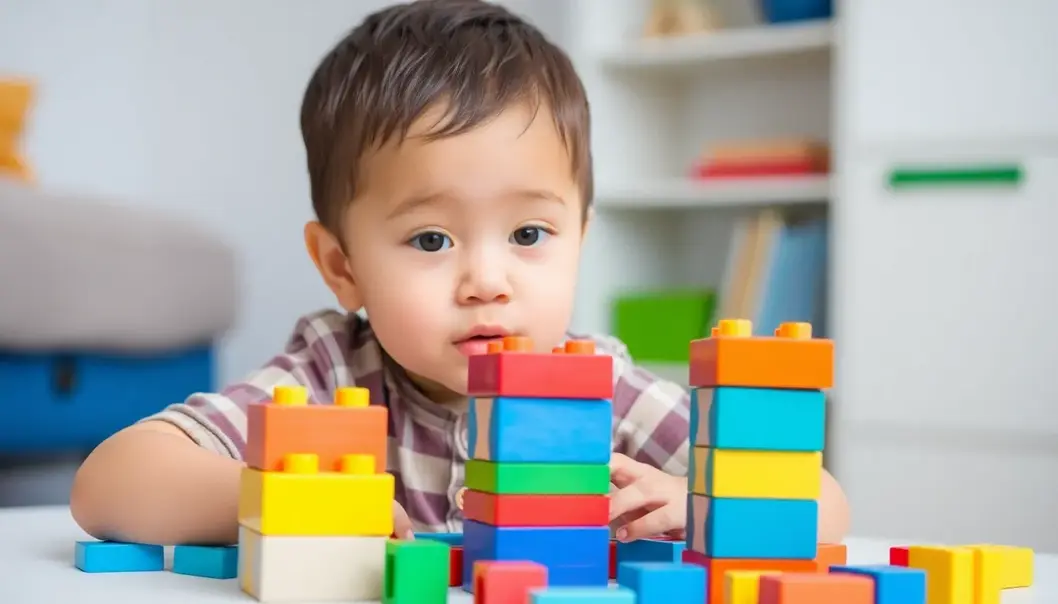 Toddlers expressing creativity with arts and crafts.